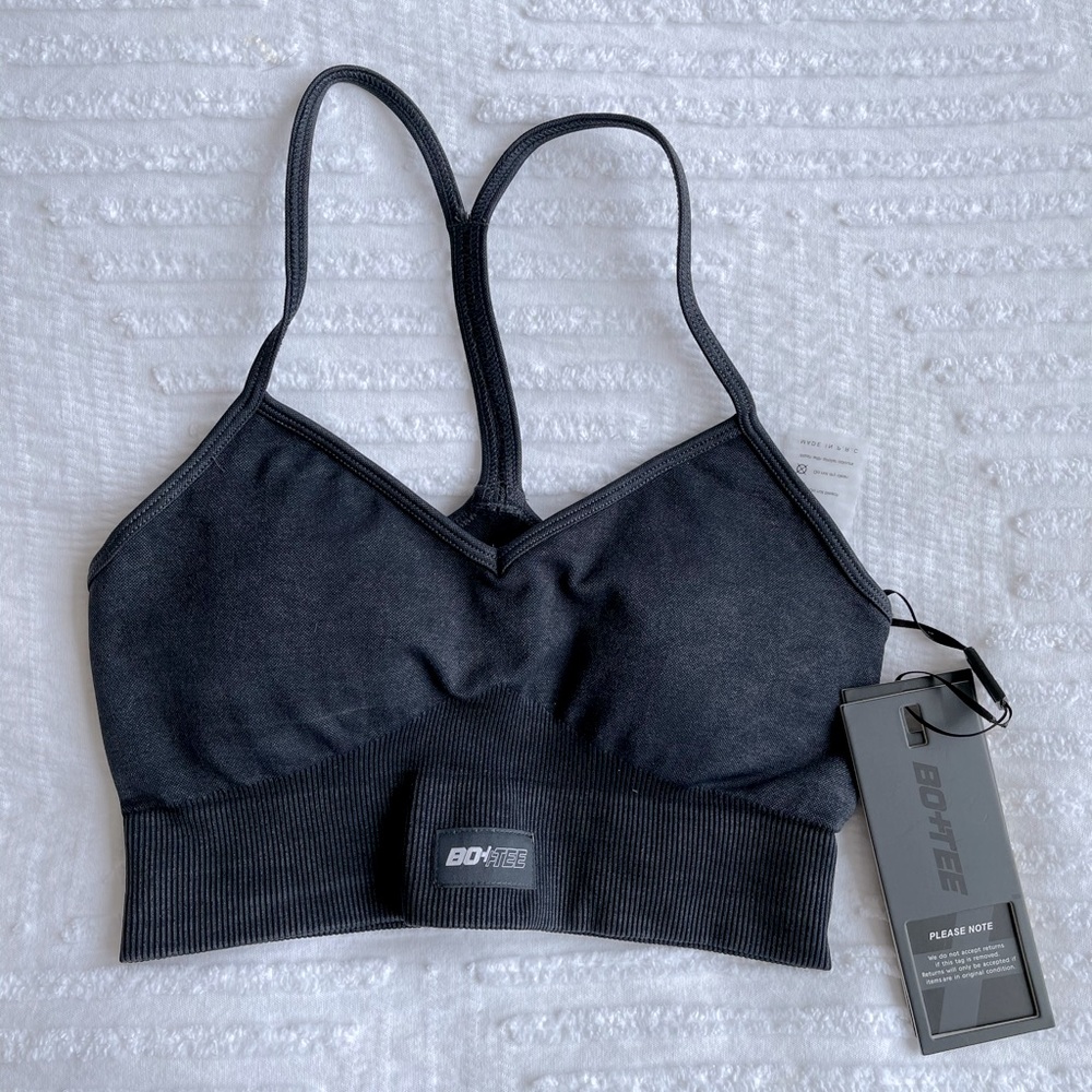 Bo + Tee OXYGEN Seamless Acid Wash Sports Bra